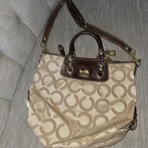 Coach 12963 Madison OP Art Signature Logo Julianna